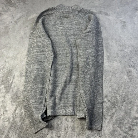 Flag & Anthem Sweater Mens Medium Gray 1/4 Zip Pullover Cotton FW22 Casual - Picture 10 of 12